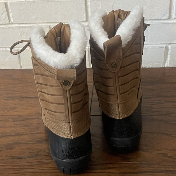 The North Face Women Braun Waterproof Leather Shellista Winter Boots Size 6.5 - Picture 4 of 10